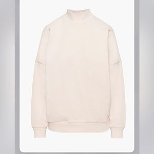 Tna COZY FLEECE MEGA MOCK SWEATSHIRT - oracle pink